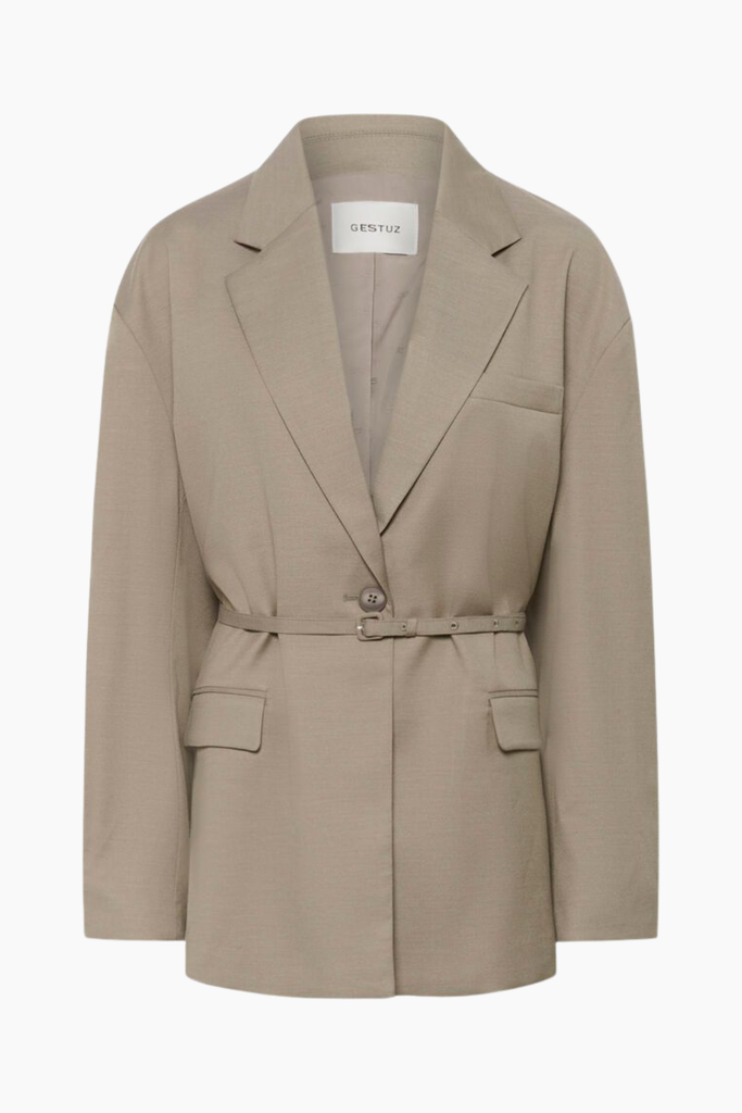 GZNella OZ Blazer - Olive Sand Melange - Gestuz