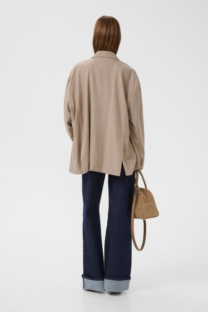 GZNella OZ Blazer - Olive Sand Melange - Gestuz