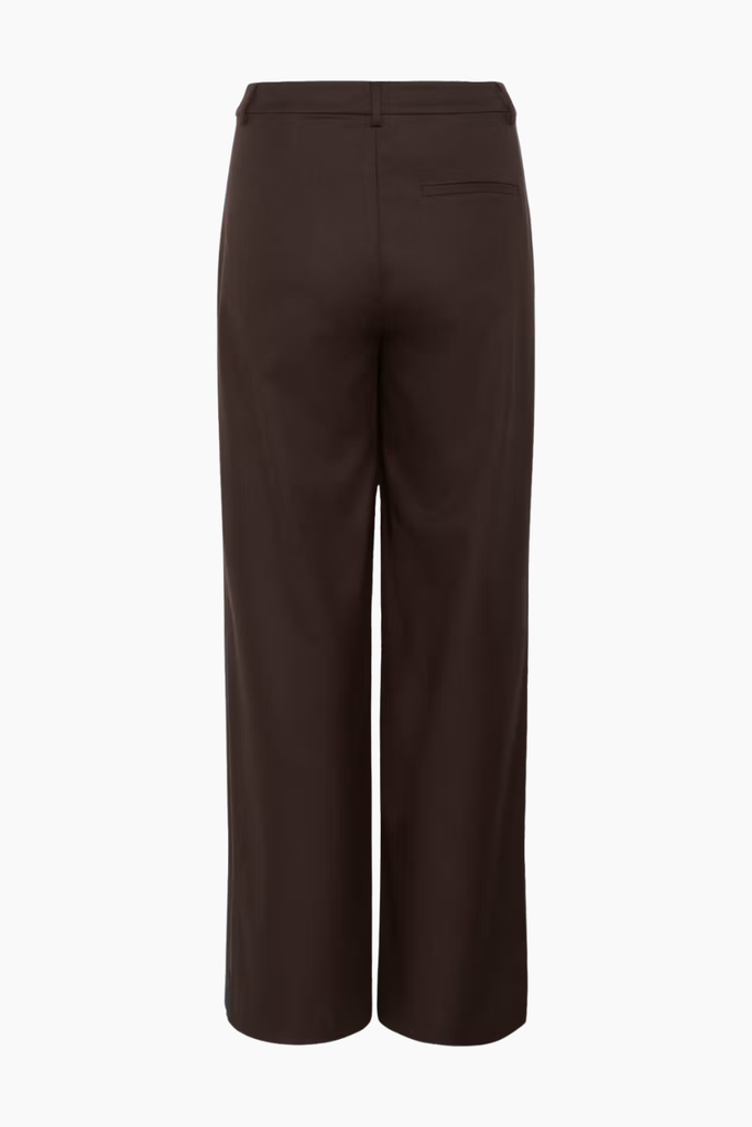GZPaula MW Wide Pants - Molé/Brown - Gestuz
