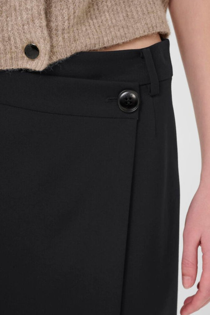 GZ Paula MW Wrap Skirt - Black - Gestuz