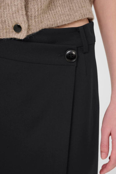 GZ Paula MW Wrap Skirt - Black - Gestuz