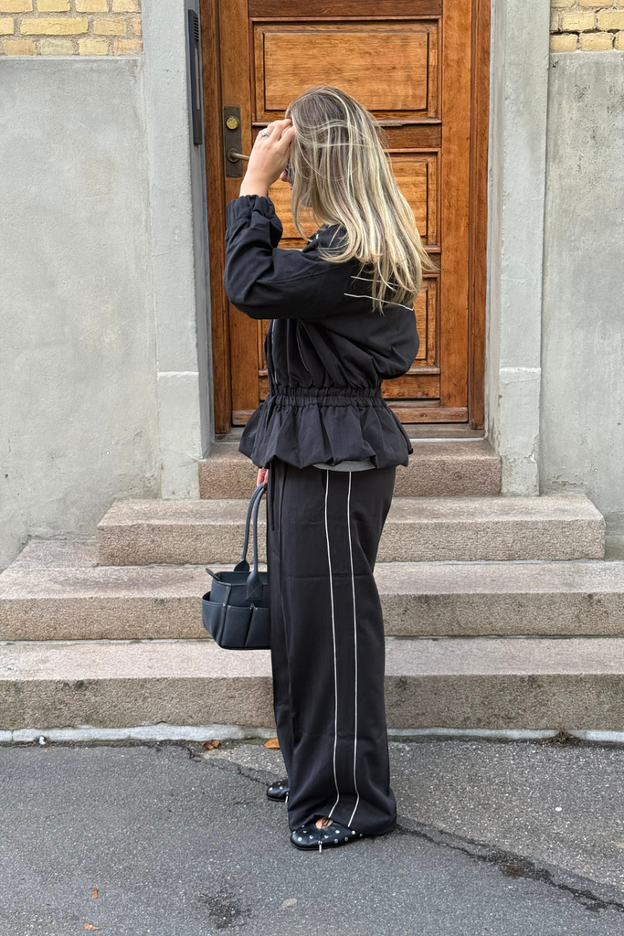 GZalezia HW Pants - Grey Herringbone - Gestuz
