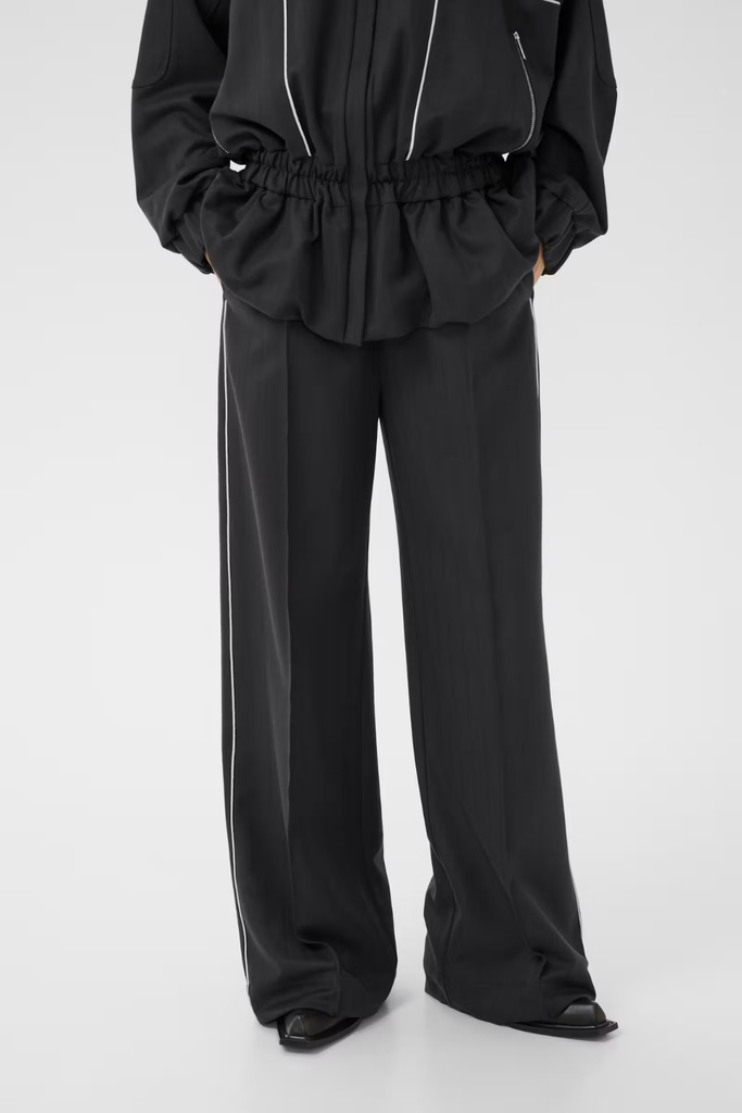 GZalezia HW Pants - Grey Herringbone - Gestuz