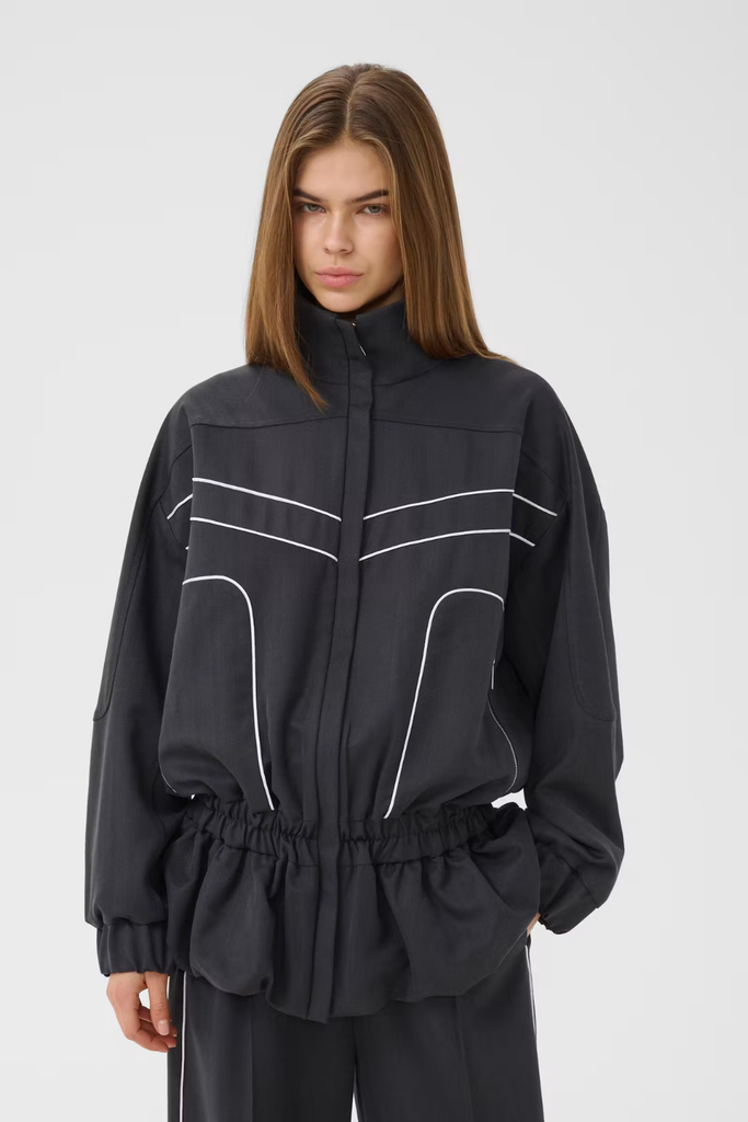 GZalezia Jacket - Grey Herringbone - Gestuz