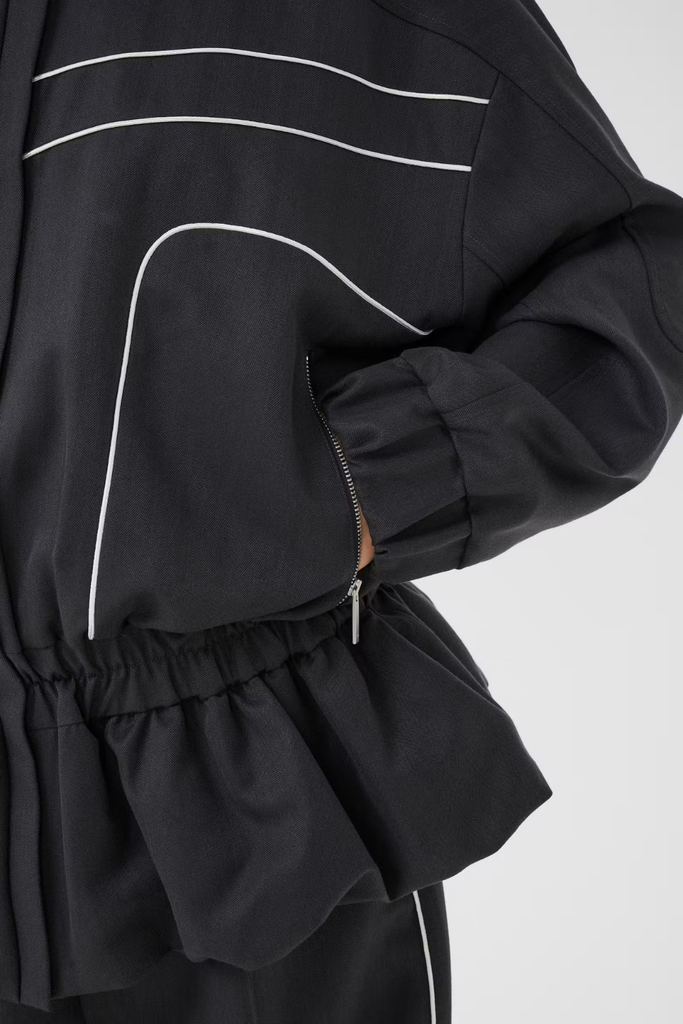 GZalezia Jacket - Grey Herringbone - Gestuz