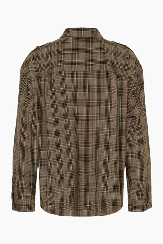 GZalizia Shirt - Brown Check - Gestuz
