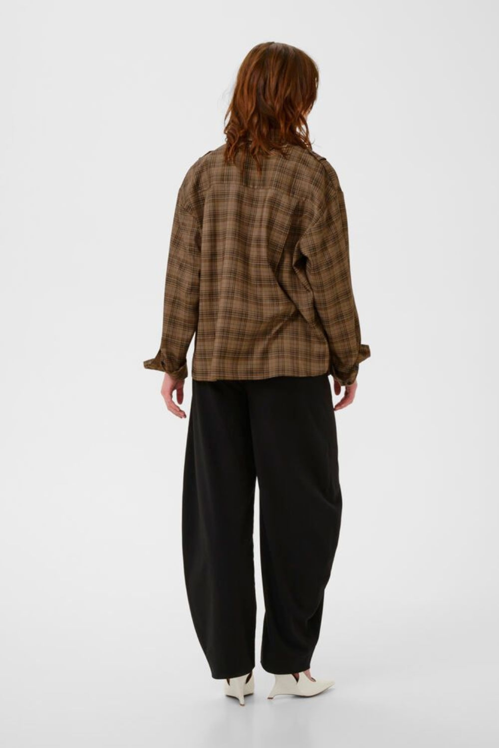 GZalizia Shirt - Brown Check - Gestuz