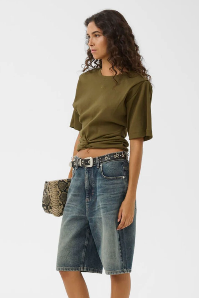 GZbetty Tee - Military Olive - Gestuz