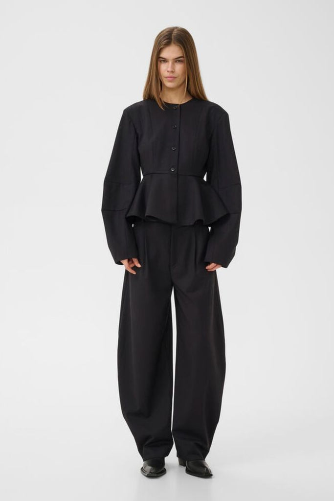 GZcallia MW Barrel Pants - Black - Gestuz