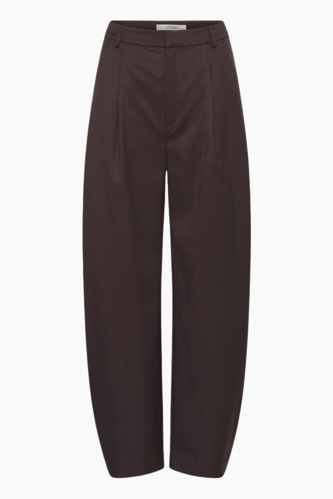 GZcallia MW Barrel Pants - Deep Plum - Gestuz