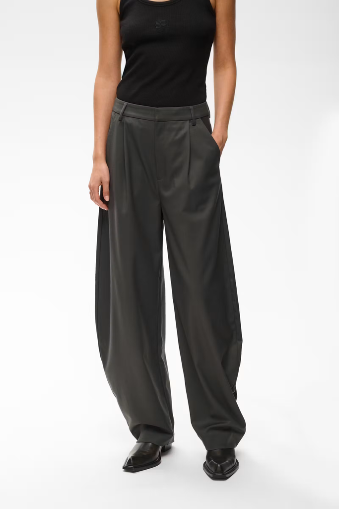GZcallia MW Barrel Pants - Raven - Gestuz