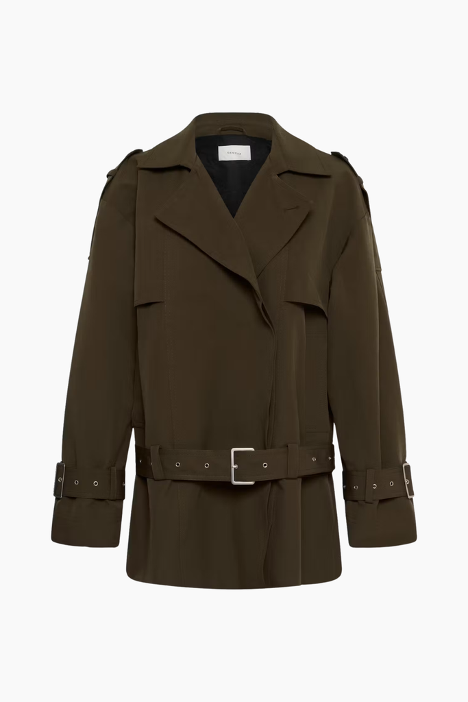 GZcherally Short Trenchcoat - Slate Black - Gestuz