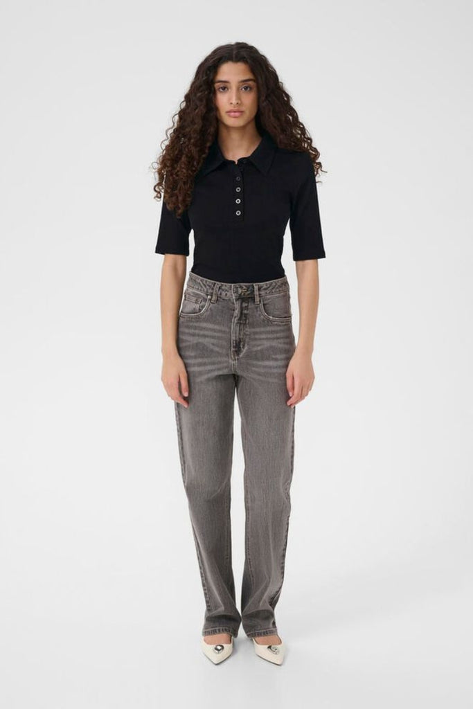 GZdrew Polo Top - Black - Gestuz