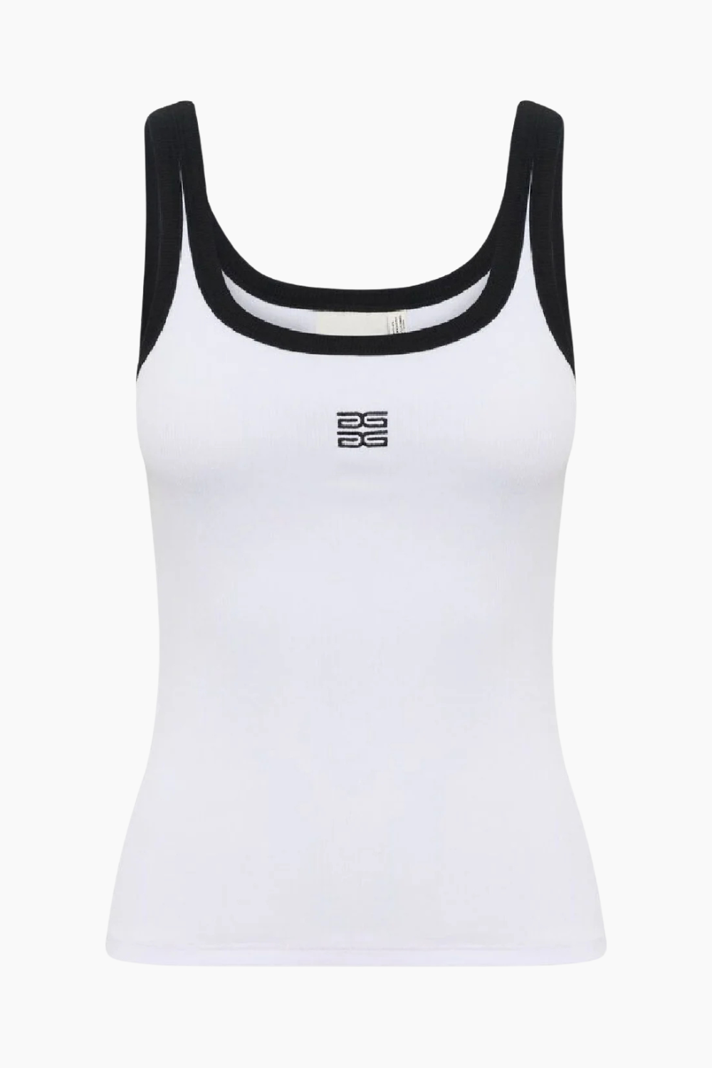 GZdrew Contrast Logo Top - Bright White - Gestuz