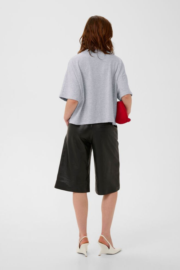 GZgilsa Sweat Tee - Ultra Light Grey Melange - Gestuz