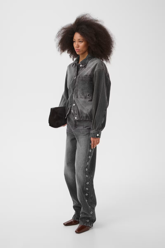 GZlaida HW Balloon Jeans - Grey Wash - Gestuz