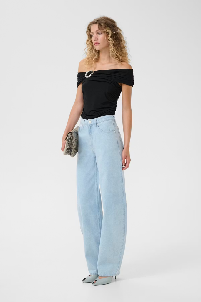 GZlaily Off Shoulder Top - Black - Gestuz