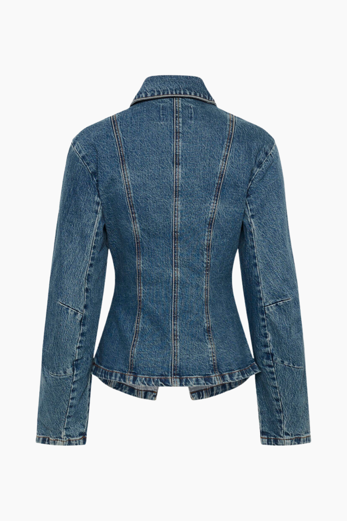 GZmelu Jacket - Classic Mid Blue Wash - Gestuz