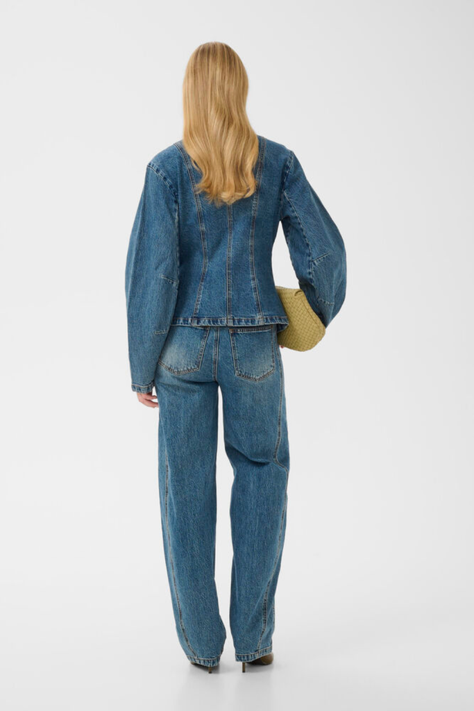 GZmelu Jacket - Classic Mid Blue Wash - Gestuz