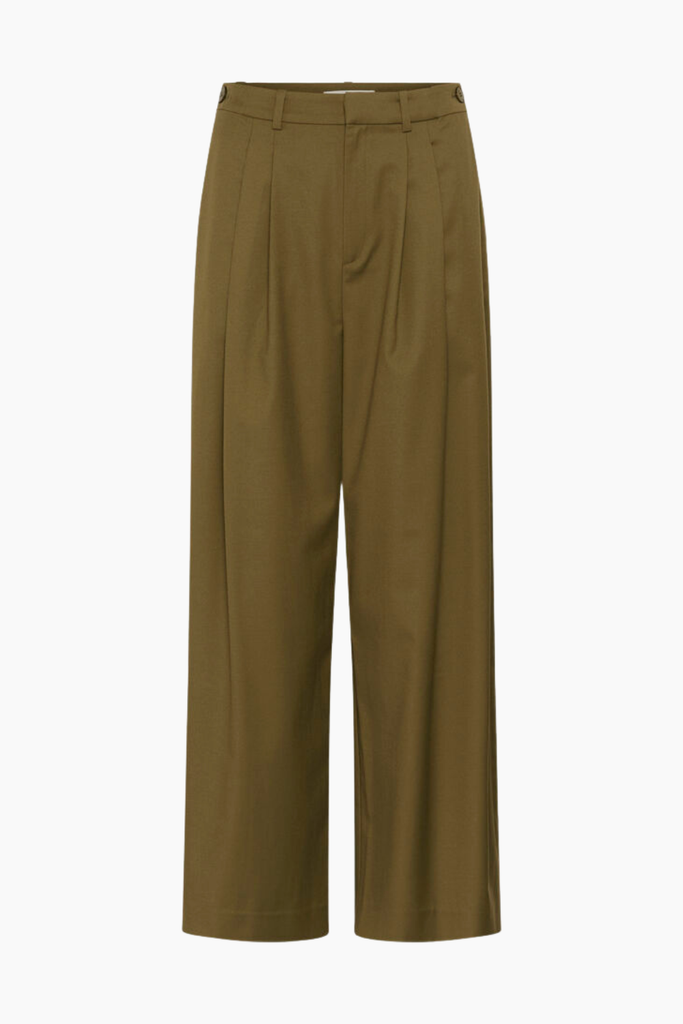 GZolivia HW Pants - Military Olive - Gestuz
