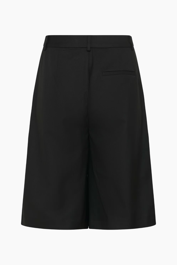 GZpaula HW Wide Shorts - Black - Gestuz