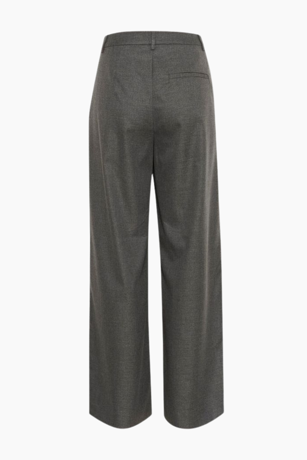 GZpaula MW Wide Pants - Dark Grey Melange - Gestuz