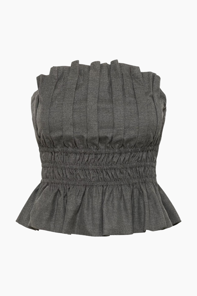 GZpauline Corset - Dark Grey Melange - Gestuz