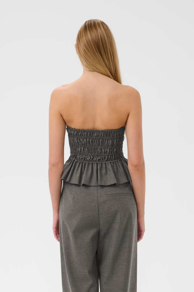 GZpauline Corset - Dark Grey Melange - Gestuz