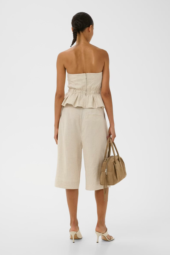 GZriava Corsage - Light Sand Melange/Nature - Gestuz