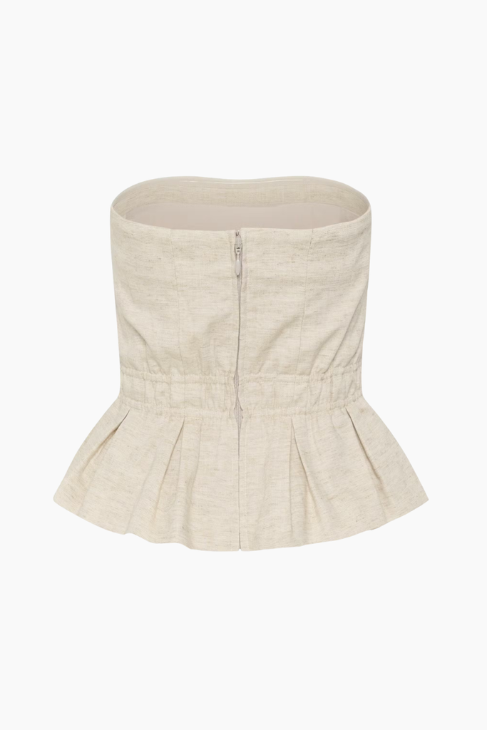 GZriava Corsage - Light Sand Melange/Nature - Gestuz