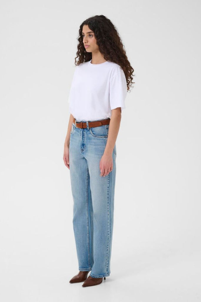 GZtima SS Tee - Bright White - Gestuz