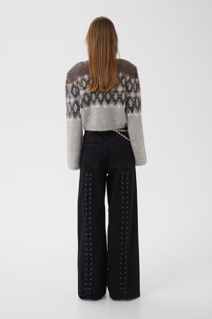 GZzarina Multi Pullover - Grey Multi Comb - Gestuz