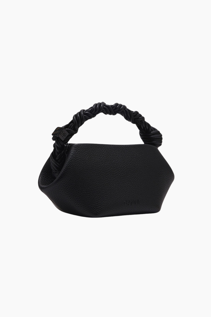 Ganni Bou Bag Mini Grained A6961 - Black - GANNI