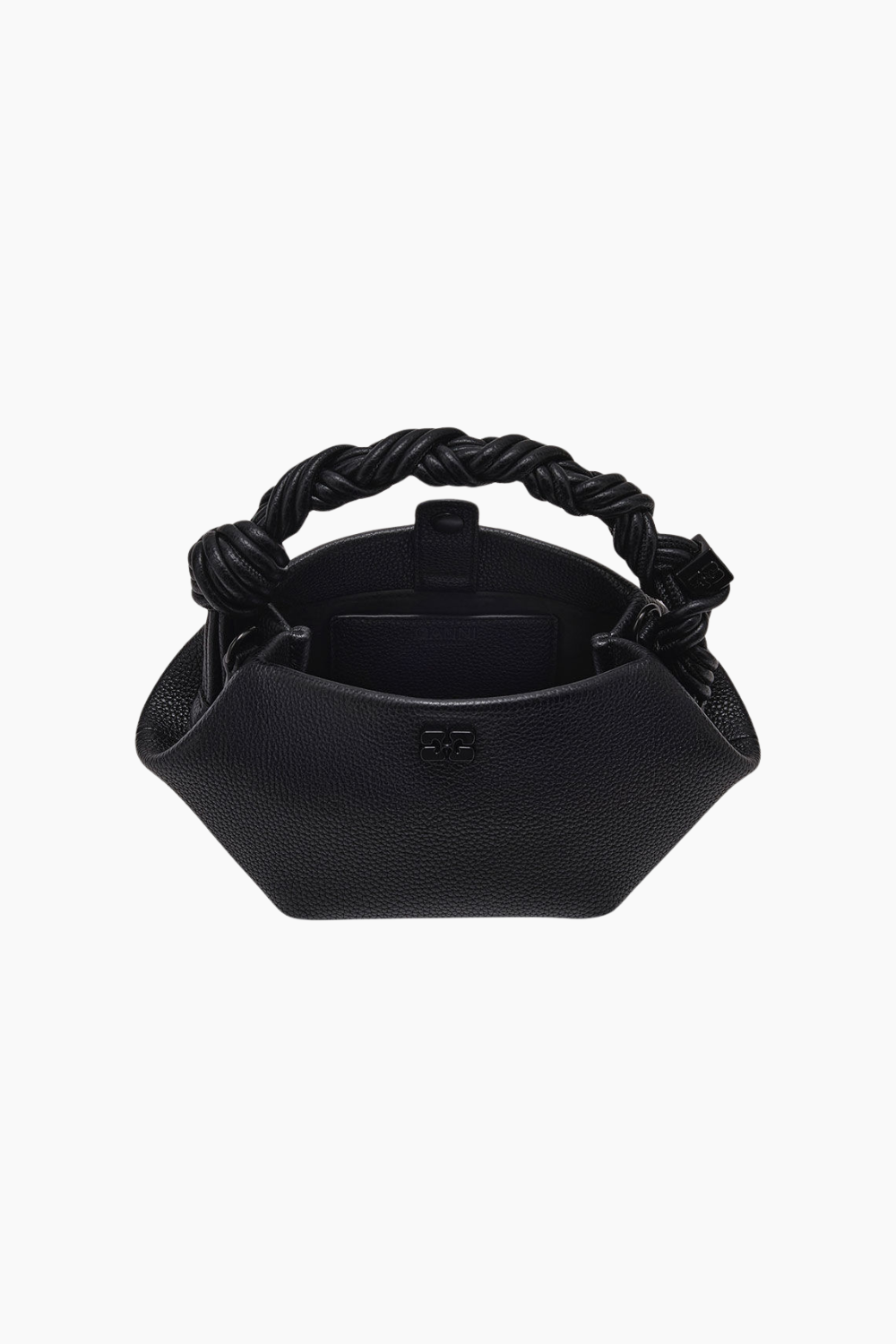 Ganni Bou Bag Mini Grained A6961 - Black - GANNI