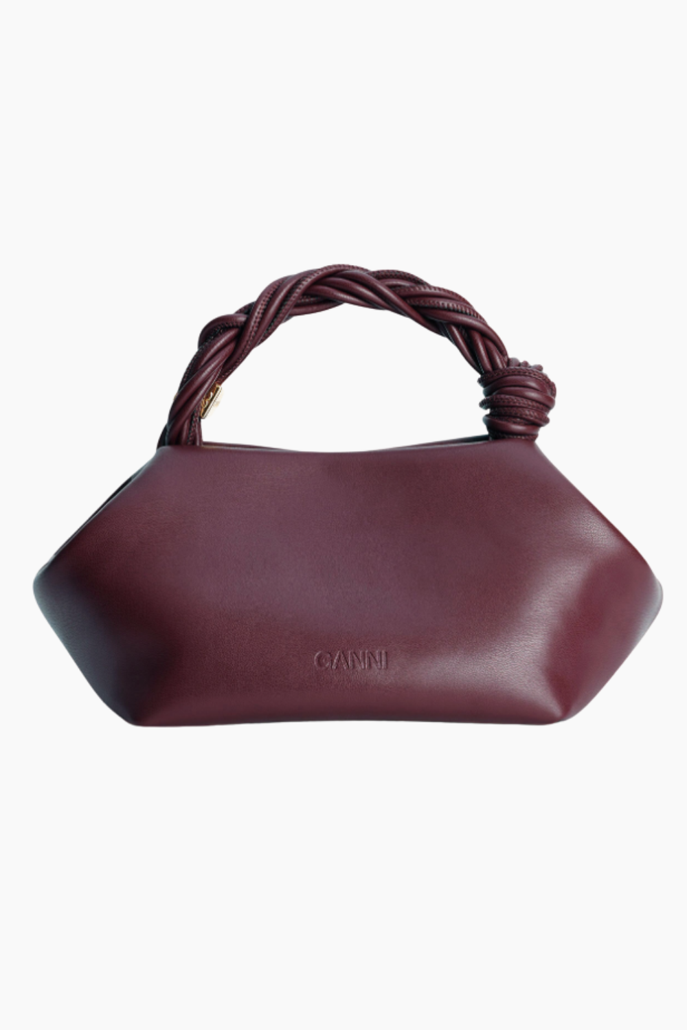 Ganni Bou Bag Small A5313 - Burgundy - GANNI