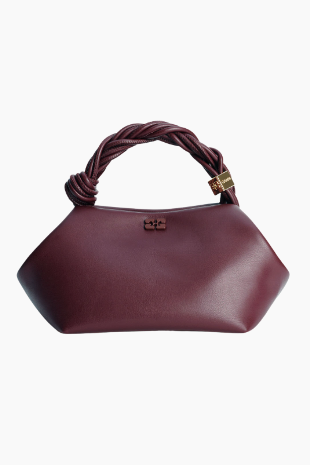 Ganni Bou Bag Small A5313 - Burgundy - GANNI
