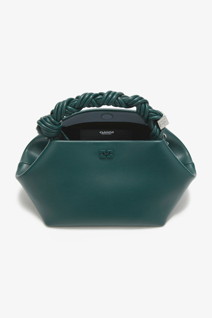 Ganni Bou Bag Small C2100036 - Dark Green - GANNI