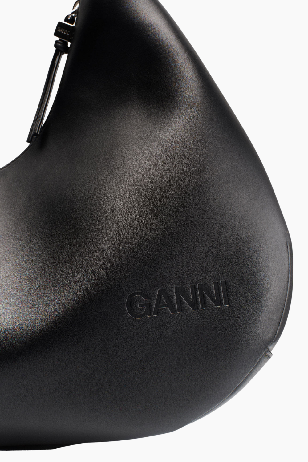 Ganni Bou Bag Hobo Medium A6837 - Black - GANNI-5