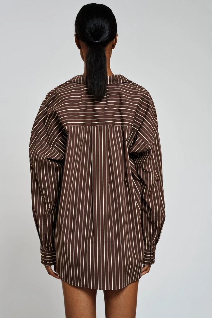 GigiRS Shirt - Brown Stripe - Résumé
