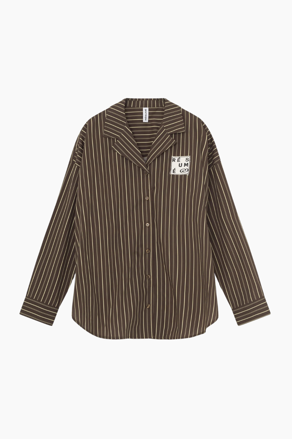 GigiRS Shirt - Brown Stripe - Résumé