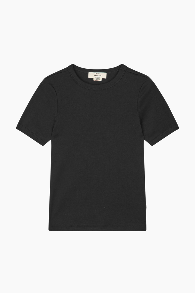 Grace Jersey June Tee - Black - Mads Nørgaard