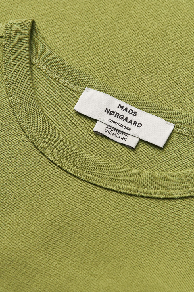 Grace Jersey June Tee - Green Olive - Mads Nørgaard