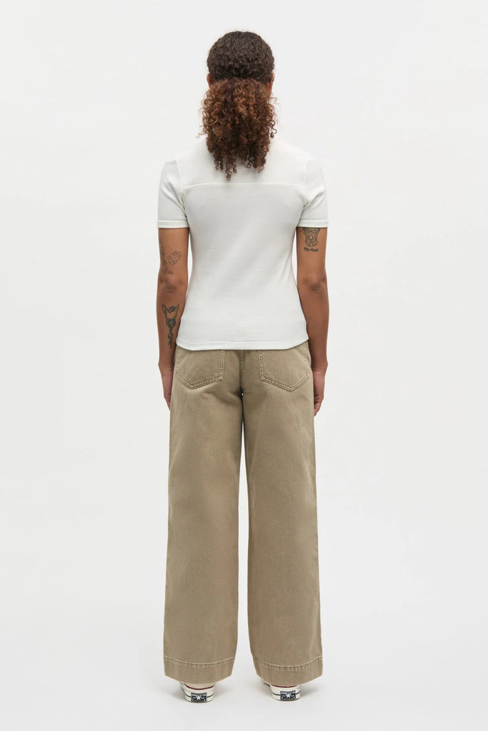 Grace Jersey June Tee - White - Mads Nørgaard