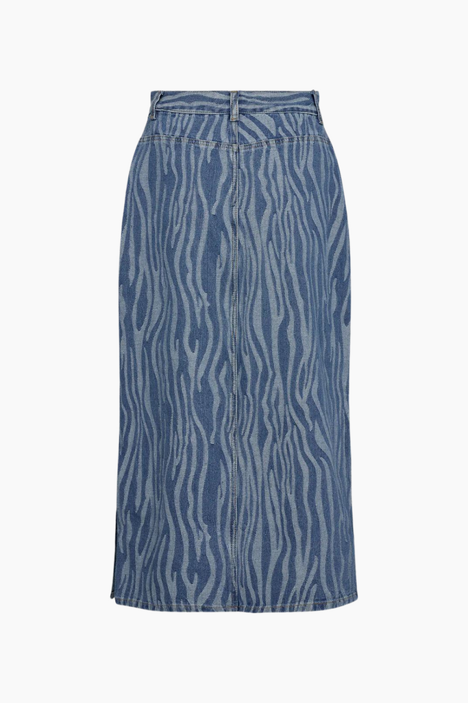 Guna Midi Skirt - Medium Blue - Moves
