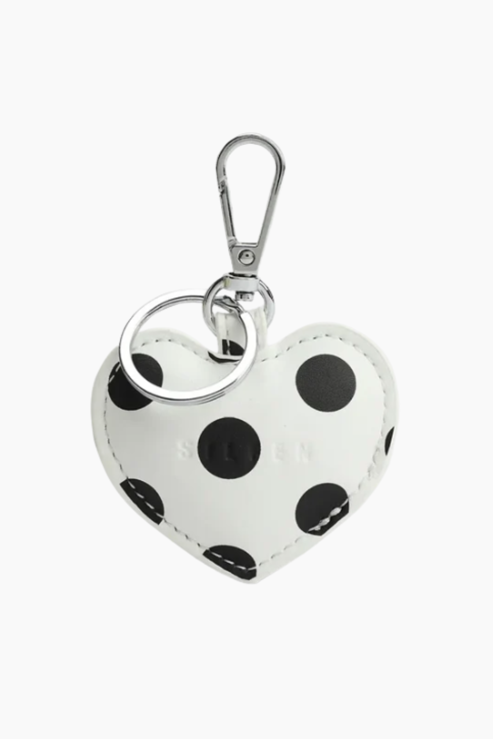 Heart Charm - Polka Dot - Silfen Studio
