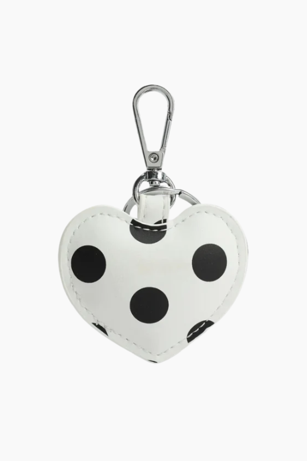 Heart Charm - Polka Dot - Silfen Studio