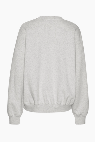 Heavy Sweat Crewneck - White Melange - Rotate