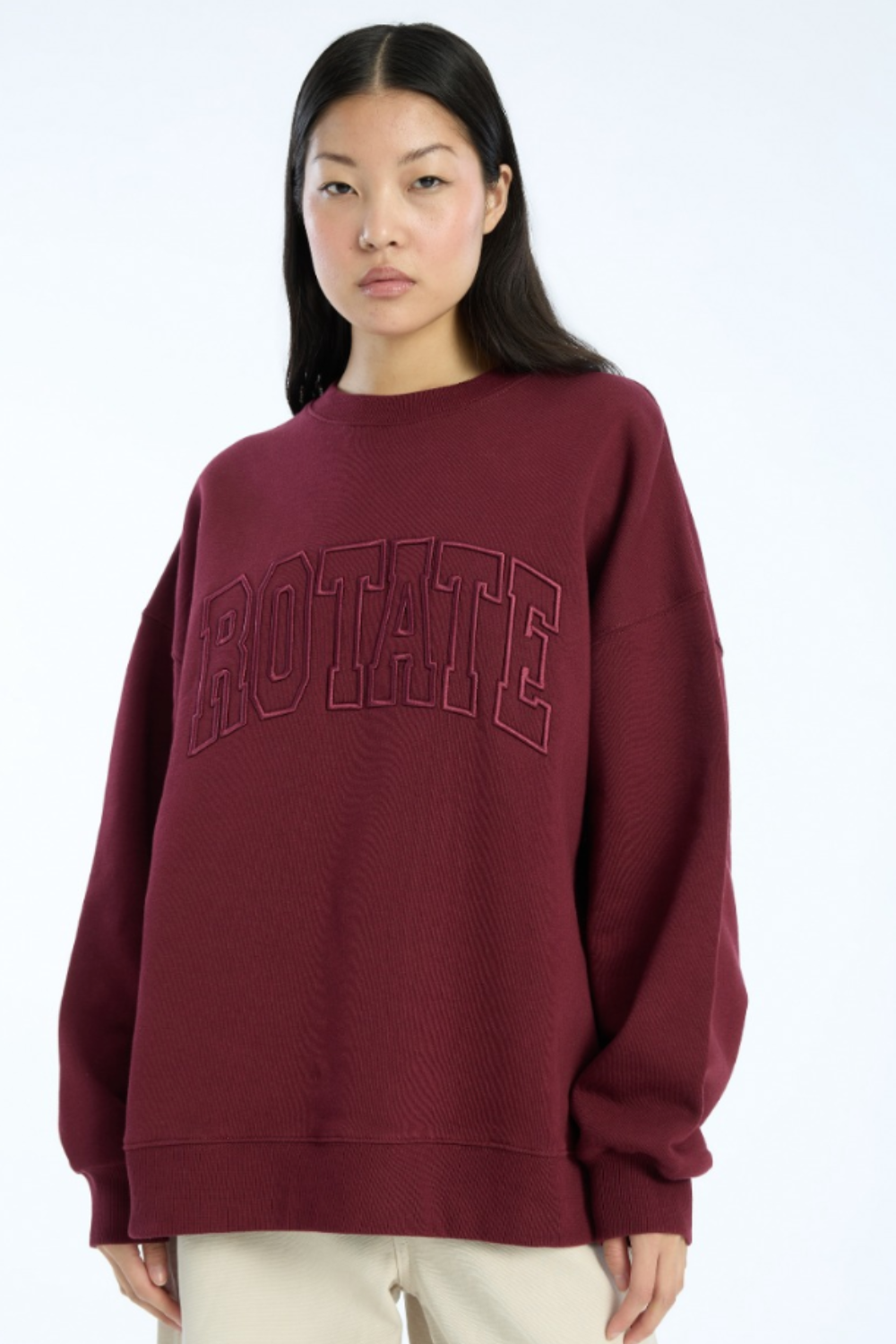 Heavy Sweat Crewneck - Zinfandel - Rotate