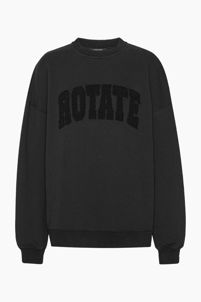 Heavy Sweat Crewneck 115316100 - Black - Rotate