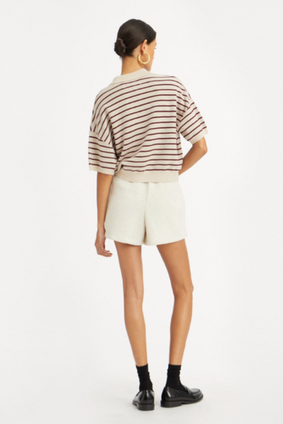 Heavy Sweat Shorts - White Melange - Rotate